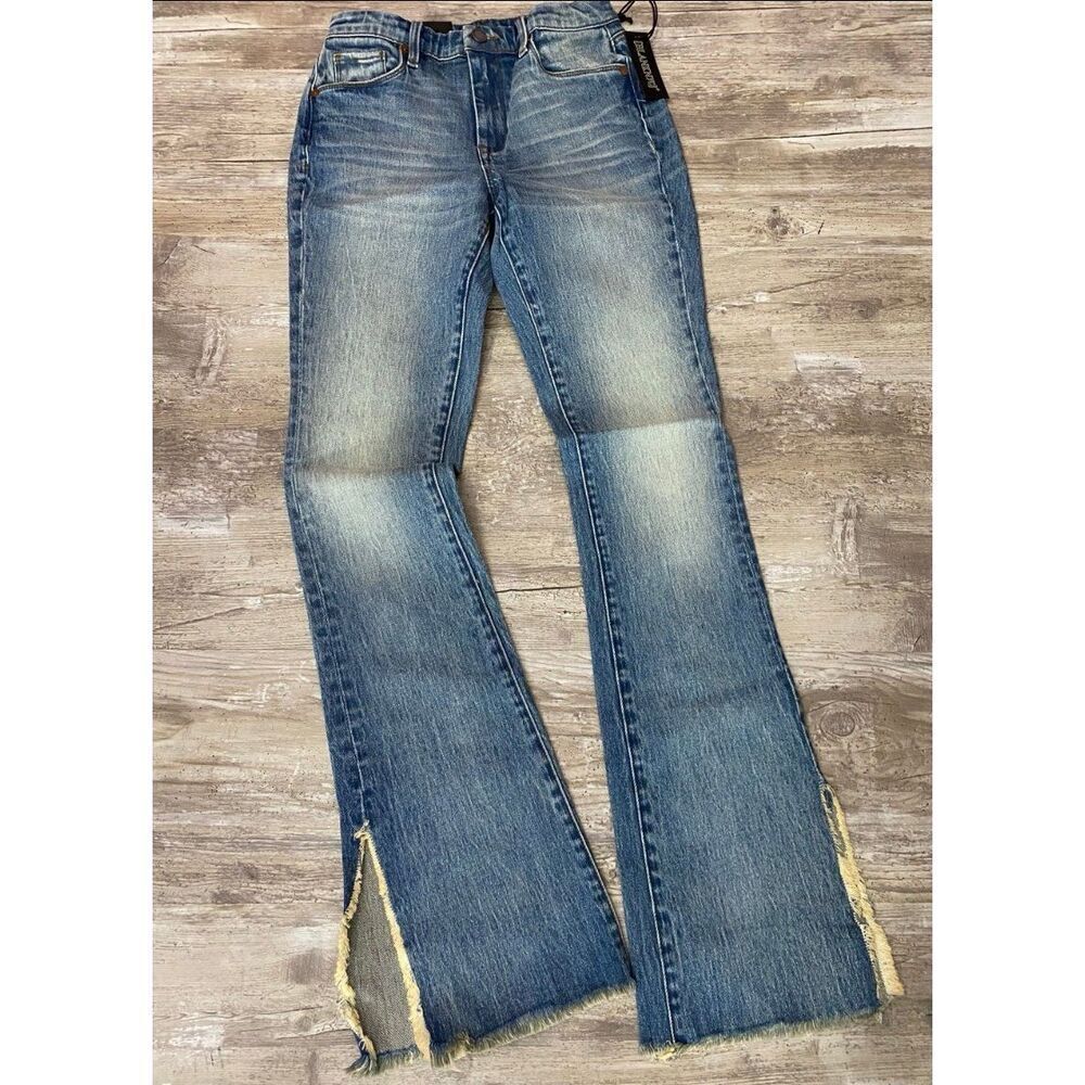 Blank NYC The Hoyt Jeans High Rise Mini Flare Women’s Sz 25